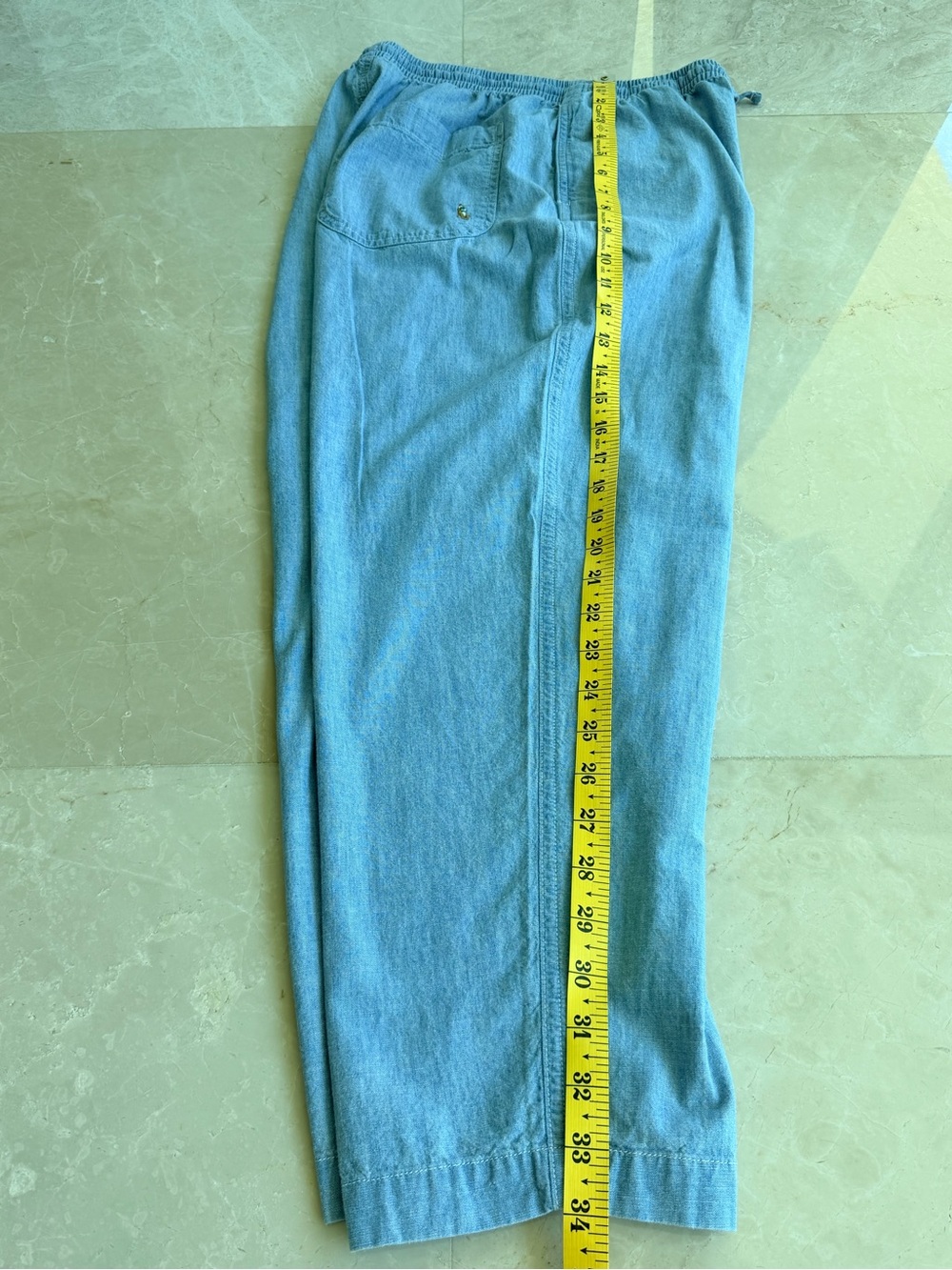 Boys Cotton Polo by Ralph Lauren Light Blue Elastic Waist Joggers pants Szie 12 - Picture 12 of 12